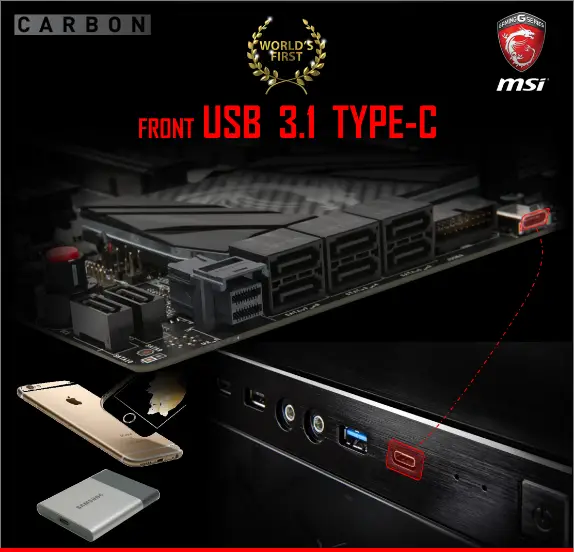 news8 - X99A GAMING PRO CARBON with front USB 3.1 Type-C and U.2 is here!